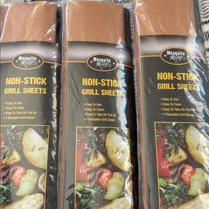 NWT Non-Stick Grill Sheets Set of 3